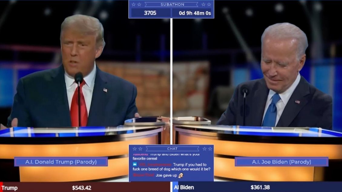 Klonet artificiale të Trump dhe Biden e çojnë inteligjencën artificiale në një nivel të ri të frikshëm në “debatin e drejtpërdrejtë”
