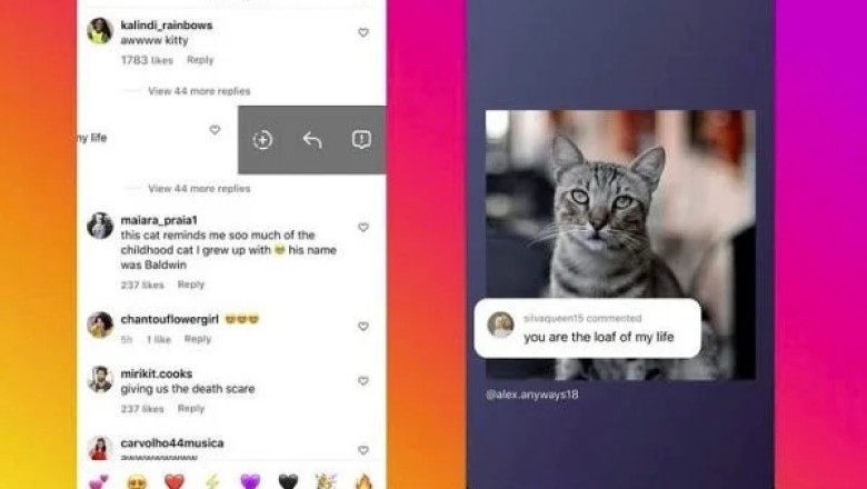 Instagram shton opsionin e ri të përgjigjes së komentit