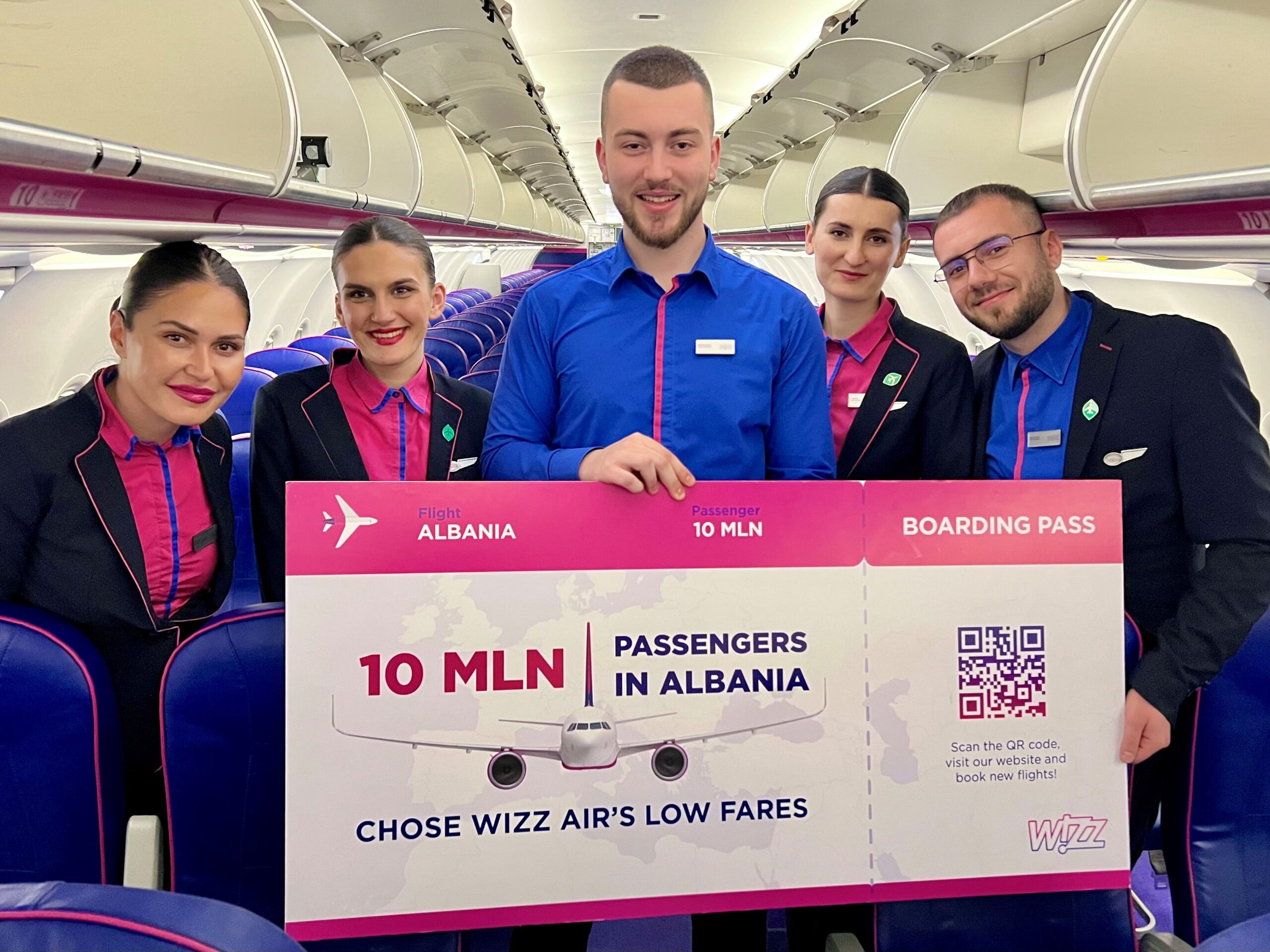 10 Milionë pasagjerë zgjodhën tarifat e ulëta të Wizz Air drejt destinacioneve të tyre