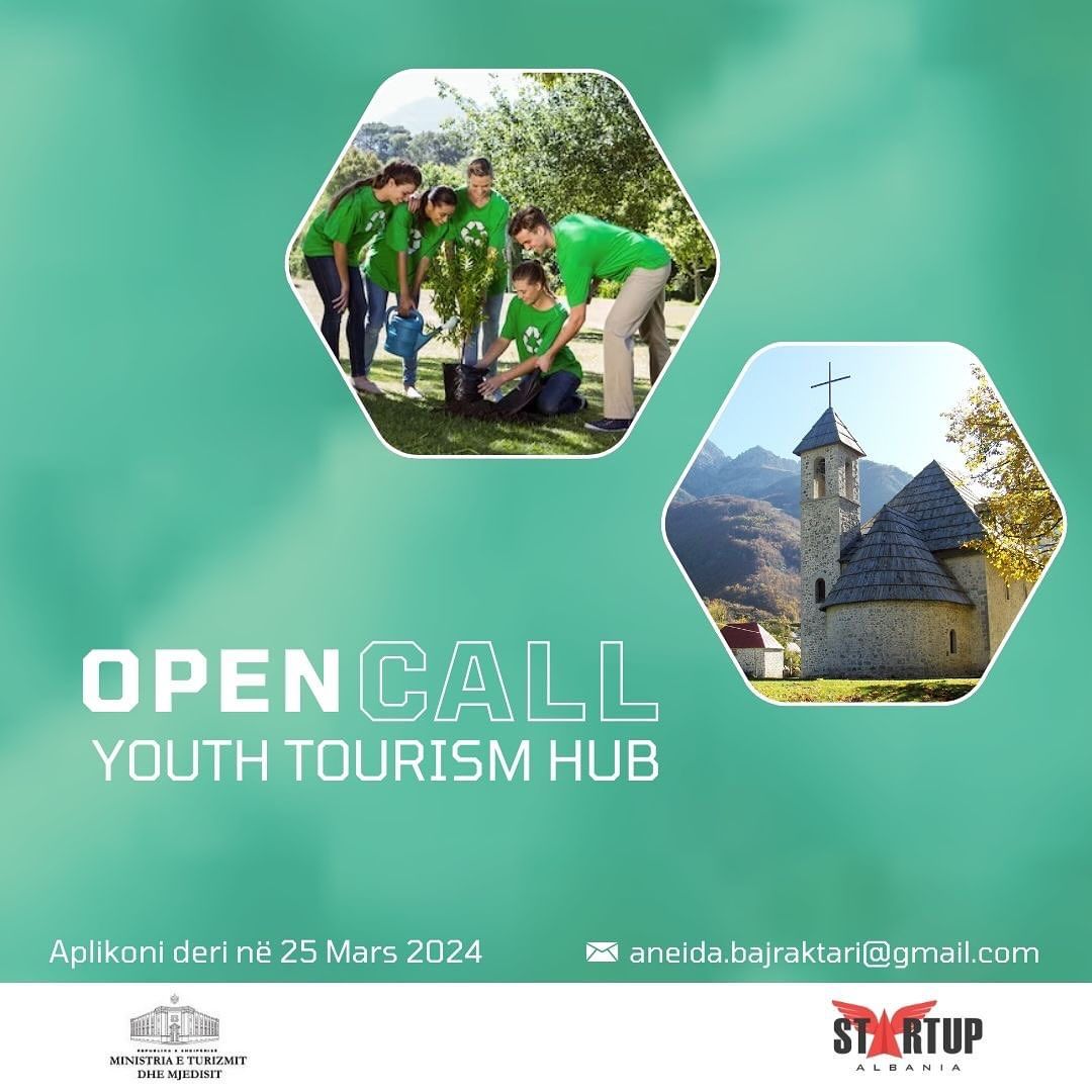 Hapen thirrjet për "Youth Tourism Hub"