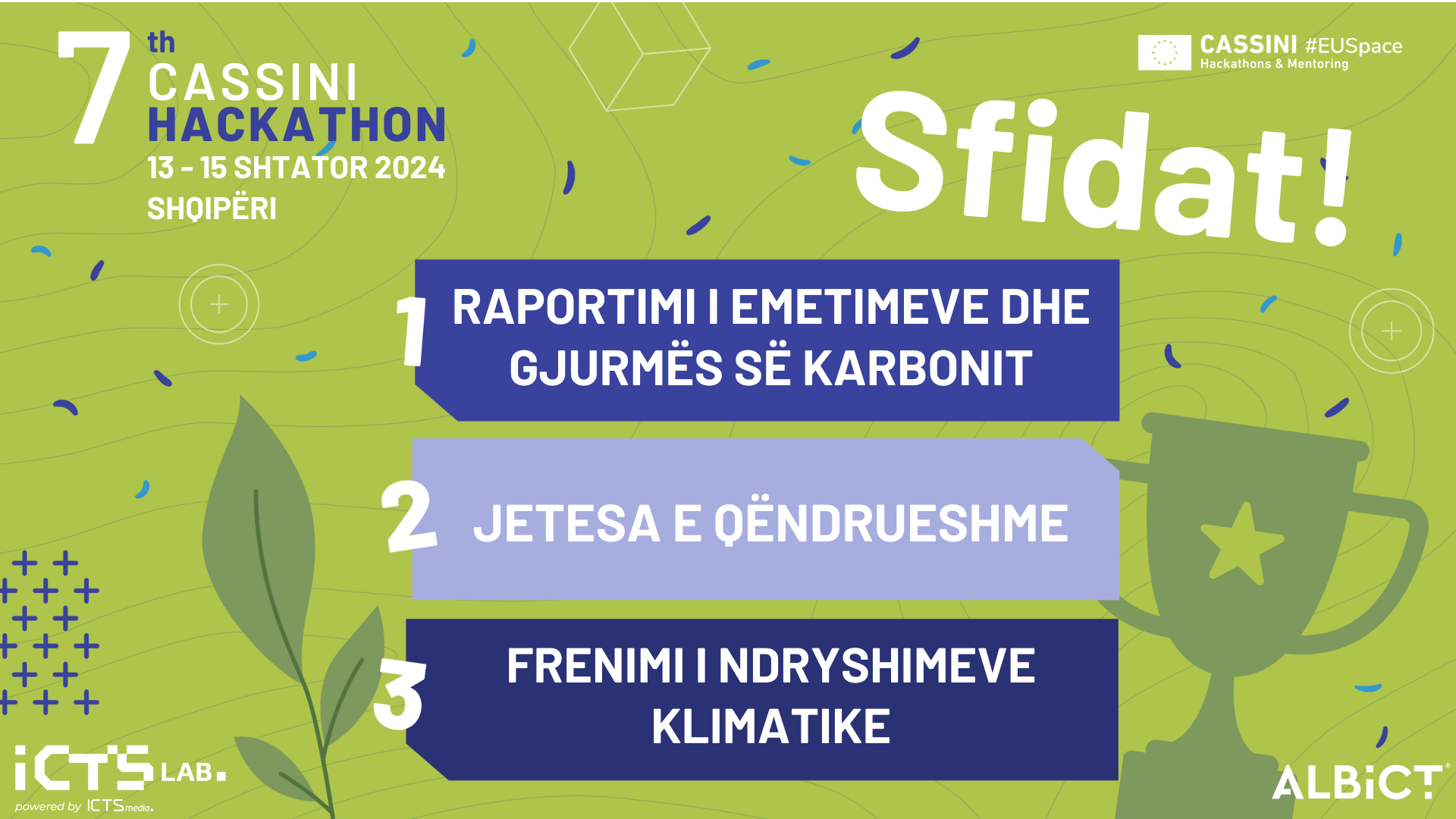 Njihuni me 3 sfidat e Cassini Hackathon!