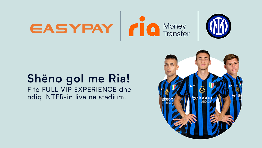 Shëno gol me RIA: Shorteu për të fituar një FULL VIP EXPERIENCE me INTER në stadium