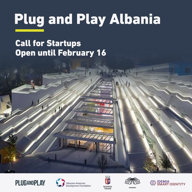 Thirrje e hapur për aplikime për akseleratorin "Plug and Play Albania"