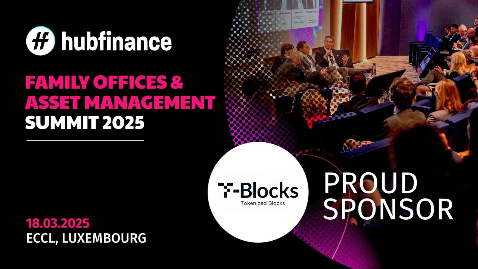 T-Blocks pjesëmarrës në Luxembourg FAMILY OFFICES & ASSET MANAGEMENT SUMMIT 2025