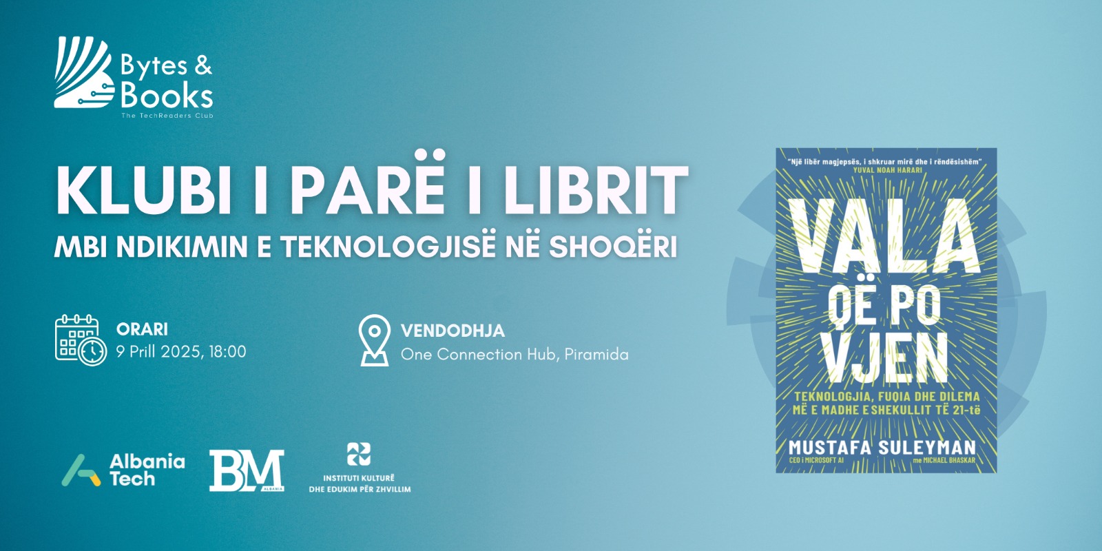 Bytes & Books #2 - "Vala që po vjen” nga Mustafa Suleyman