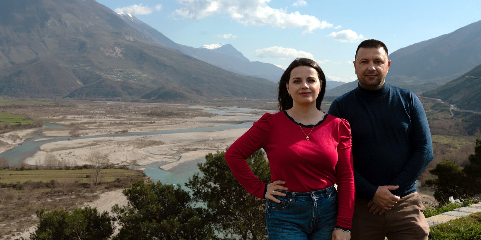 2025 Goldman Prize winners, Olsi Nika & Besjana Guri (Photo: Goldman Environmental Prize)