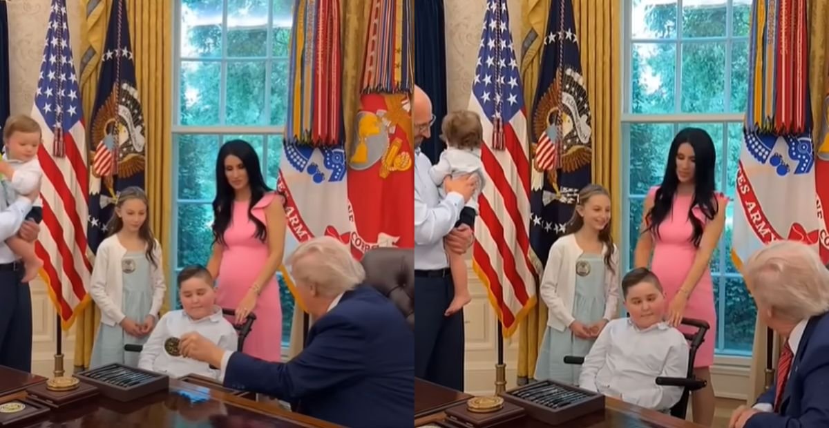 Trump mirëpret familjen shqiptare Xhaferi në Shtëpinë e Bardhë