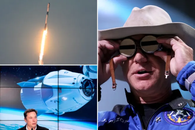 Jeff Bezos dhe Elon Musk në garë për ndërtimin e qendrave të të dhënave të AI në hapësirë