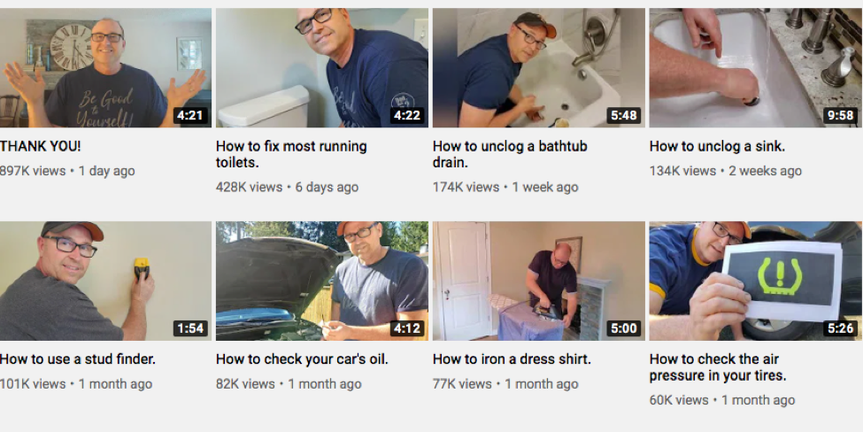 Historia e  babait  që po ndryshon jetë përmes YouTube